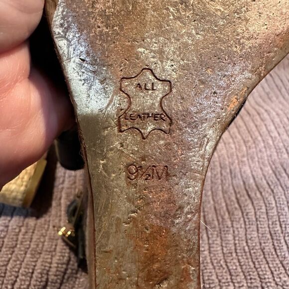 Tory Burch Blue Wedges - Picture 4 of 6